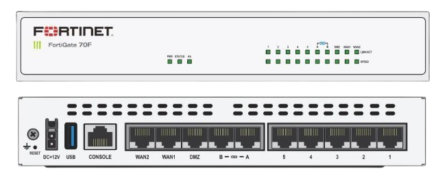 Fortinet FortiGate 70F Next-Generation Firewall Görsel 2